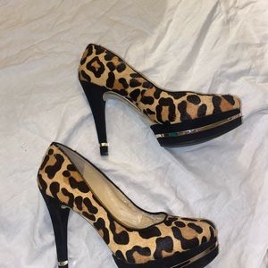 Gianni Bini leopard heels
